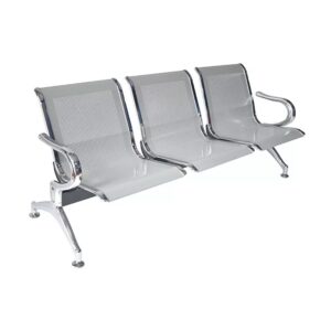 Silla Tandem Cromado 2 puestos